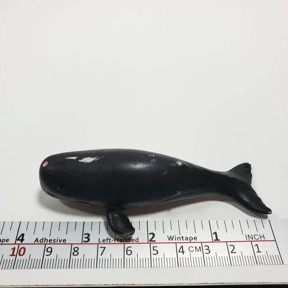 AAA 3.5" Sperm Whale Dolphin Killer Whale Figures Lot 3 Miniatures - Picture 5 of 16
